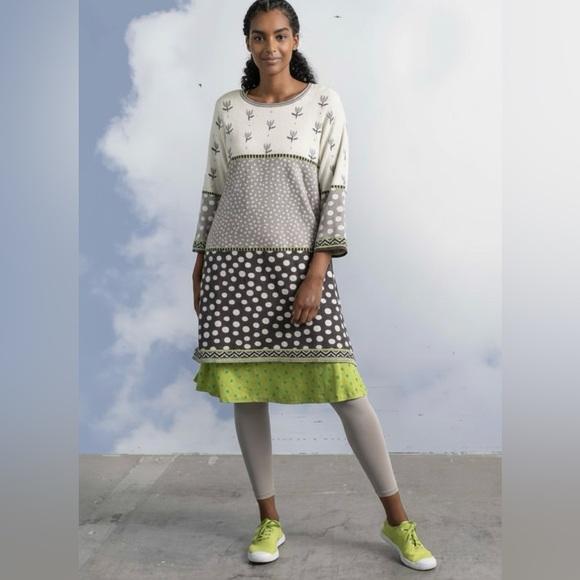 Gudrun Sjoden Organic Cotton Marisol Tunic Dress Medium Sustainable Lagenlook - Picture 3 of 8